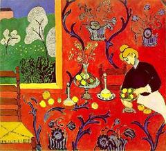 Sala Vermelha, do desenhista e pintor francês, Henri Matisse.
